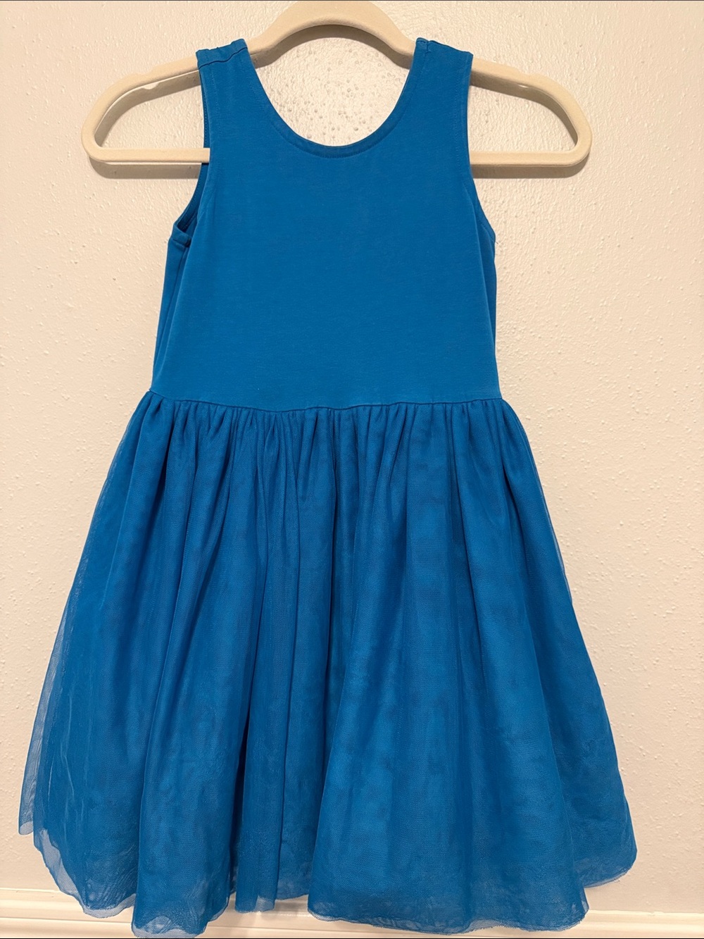 Hanna Andersson Blue Sleeveless Tulle Dress
